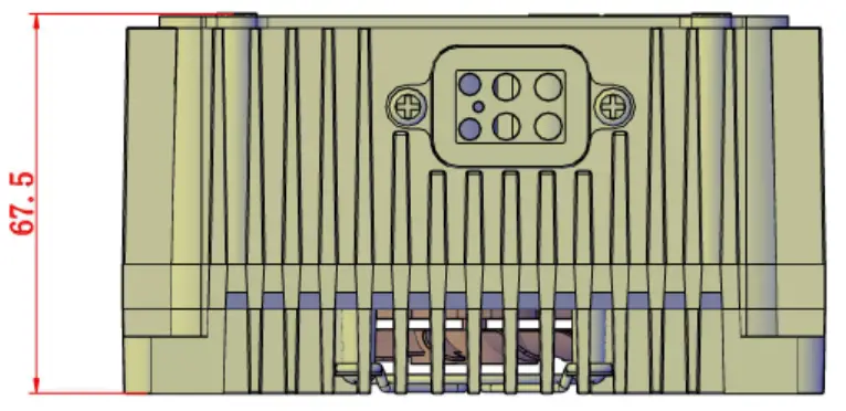 Kelly KL-48DCDC-400-5 DC-DC Converter - cooling fan 1