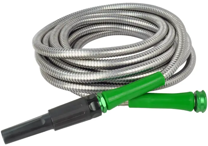Coiled Series Metal Garden Hose