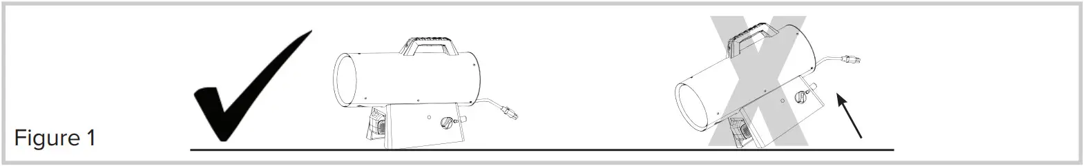 REMINGTON REM 60VBOA GFA B 60000 BTU Propane Utility Space Heater - LEVEL SURFACE