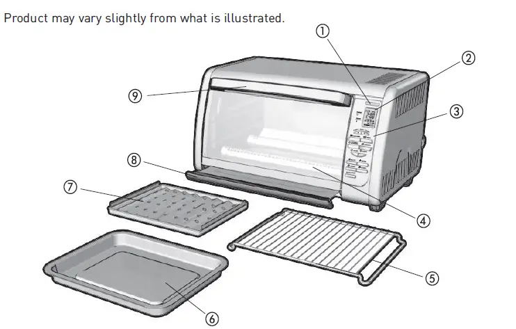 BLACK DECKER CTO6335S Digital Convection Countertop Oven 1