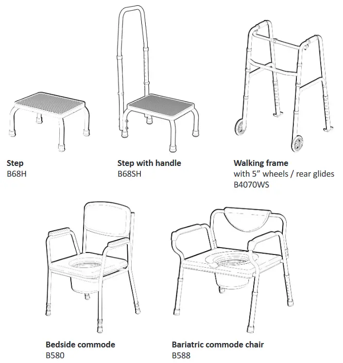 BASICS B4204S Seat Walker - ASSEMBLY 18