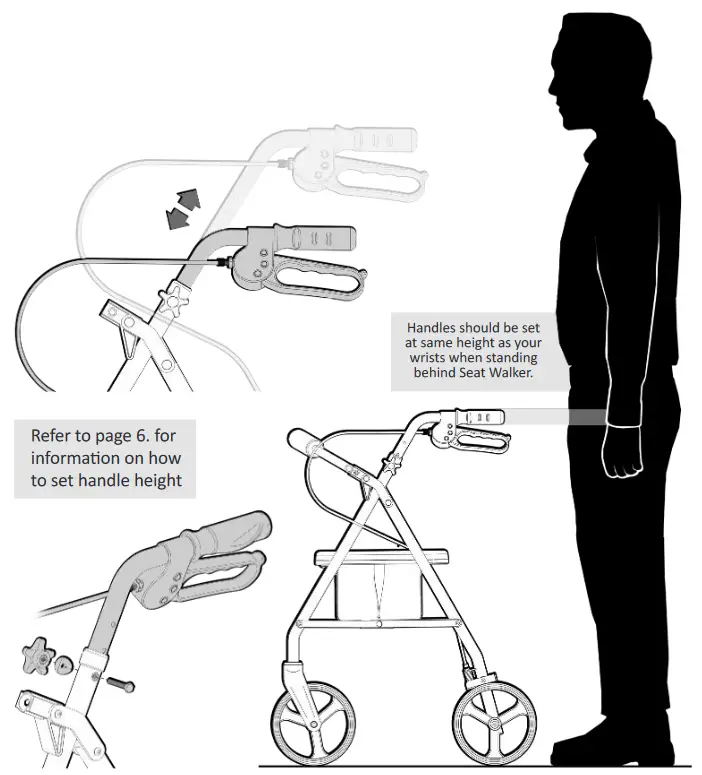 BASICS B4204S Seat Walker - ASSEMBLY 9