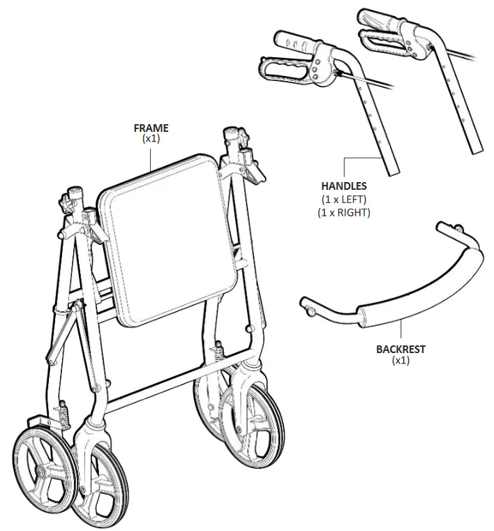 BASICS B4204S Seat Walker - SET UP