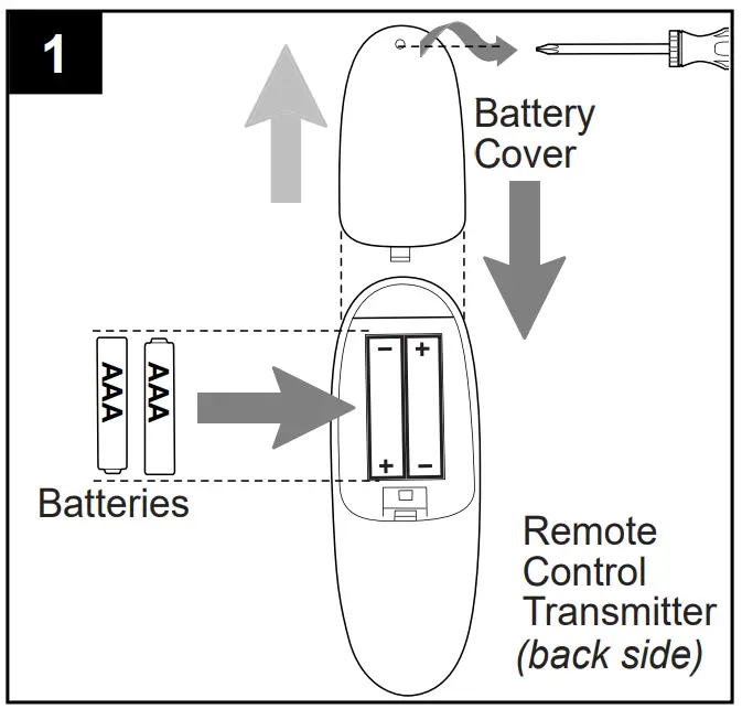 Harbor Breeze COG60BNK7LR Cogdell Ceiling Fan -Battery