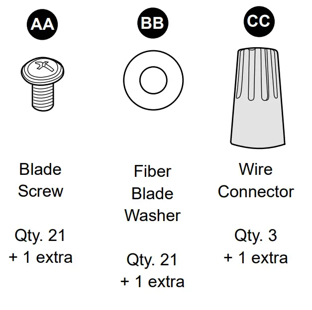 Harbor Breeze COG60BNK7LR Cogdell Ceiling Fan -PACKAGE 1