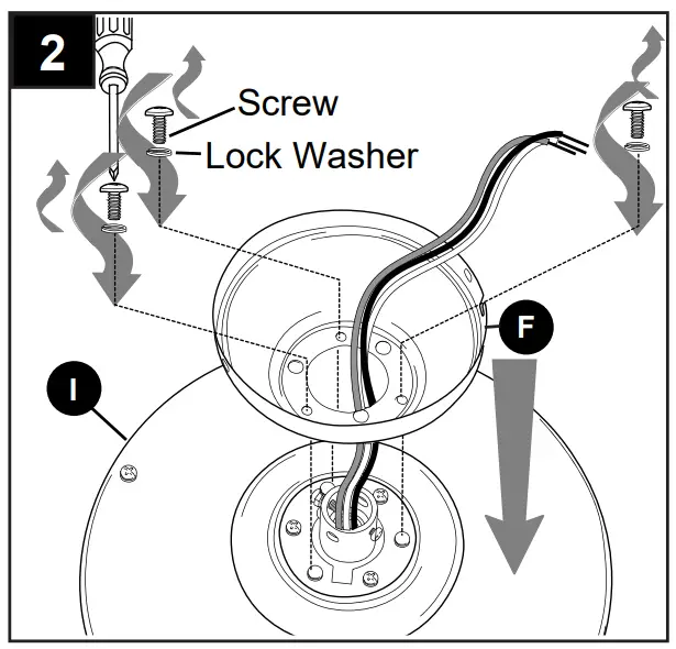 Harbor Breeze COG60BNK7LR Cogdell Ceiling Fan -STYLE FAN 1