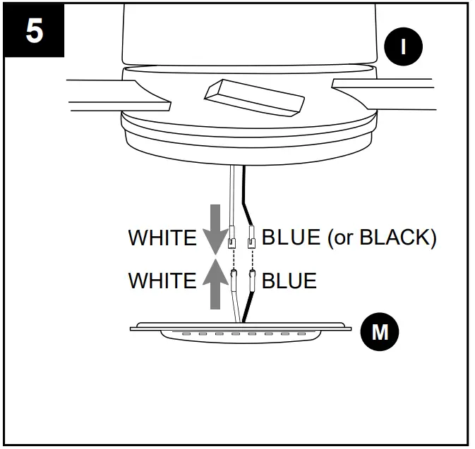 Harbor Breeze COG60BNK7LR Cogdell Ceiling Fan -WHITE
