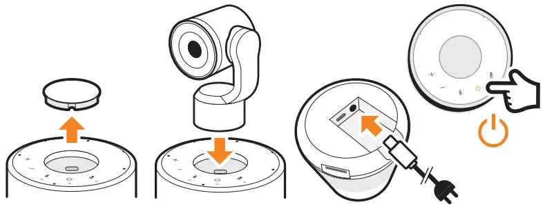Toucan TCSC100KUAZ HD Video Conference System - Remover top