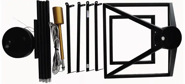 Tidoin-900001-1-Light-Bronze-Iron-Ceiling-Lamp-Chandelier-Pendant-3