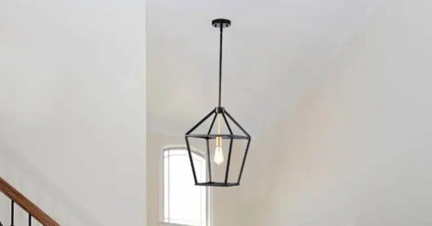 Tidoin 900001 1-light Bronze Iron Ceiling Lamp Chandelier Pendant Installation Guide