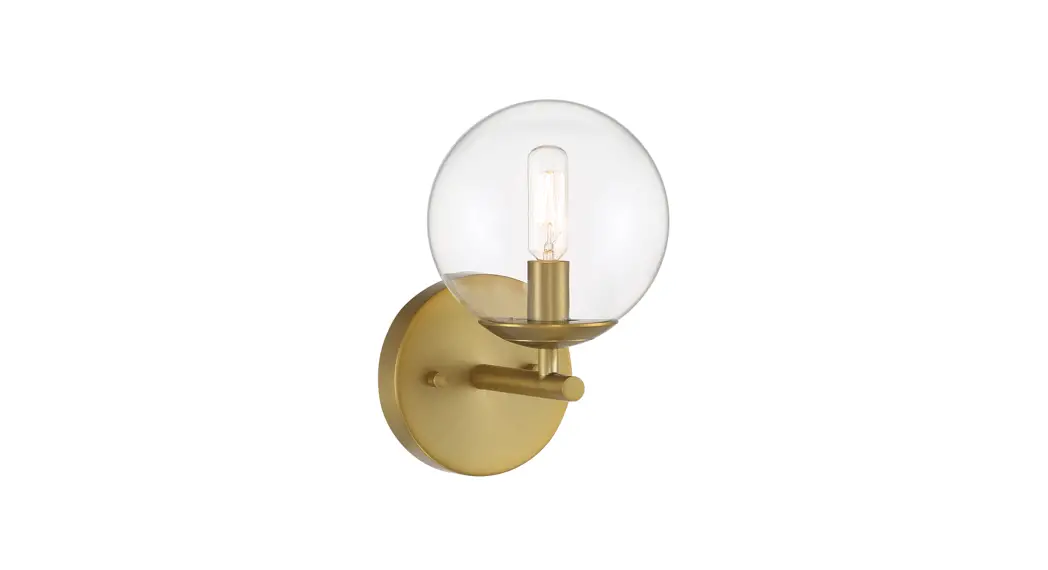 Minka Lavery 2791-695 Auresa 1 Light Soft Brass Globe Vanity Light Instruction Manual