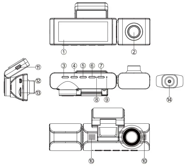 AZDOME-M550-Dash-Cam-fig-2