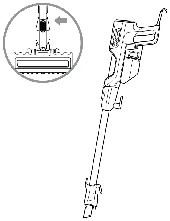 Shark QS100Q Ultralight Pet Corded Stick Vacuum - FLOOR MODE 1