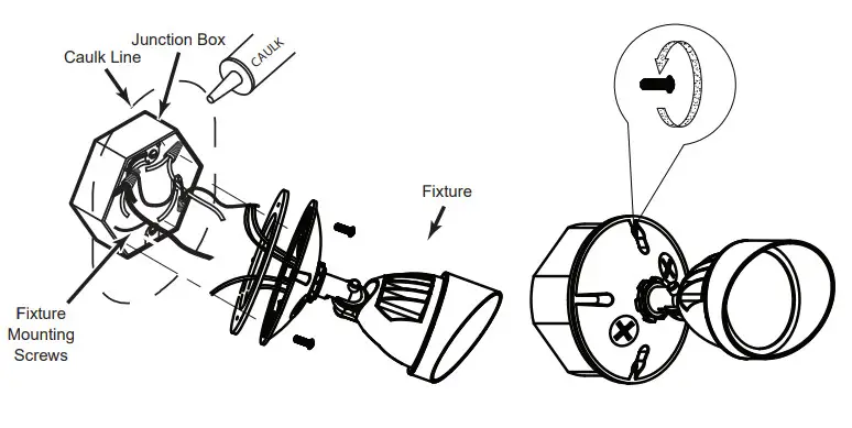 Maxxima LED Outdoor Flood Wall Light and Exterior Security Light - Fixture