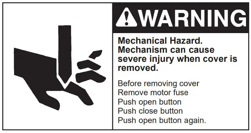 SIEMENS MTA Molded Case Circuit Breaker - Warning