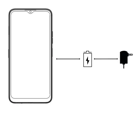 LOGIC L65B 6.5 Inch 4G Smartphone - charger