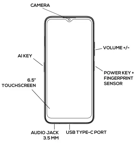 LOGIC L65B 6.5 Inch 4G Smartphone - phone
