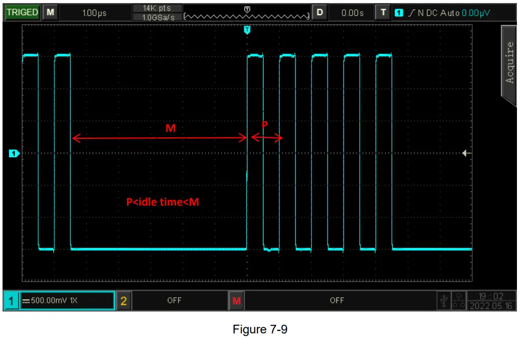 UNI T UPO1000CS Digital Phosphor Oscilloscope - Nth Edge Trigger