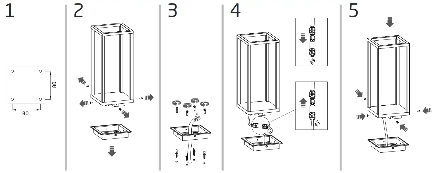 Nowodvorski 8180 Symmetry LED Exterior - LIGHT SOURCE 2