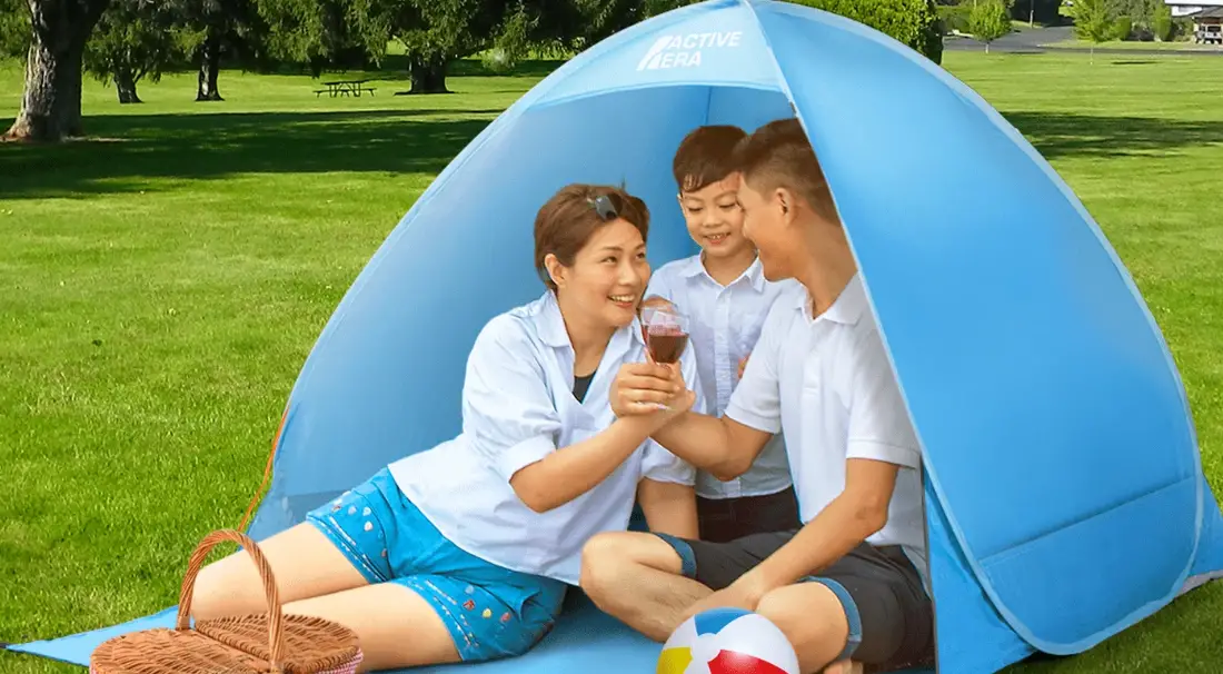 Active Era Pt-05bu Luxury Beach Tent Instruction Manual