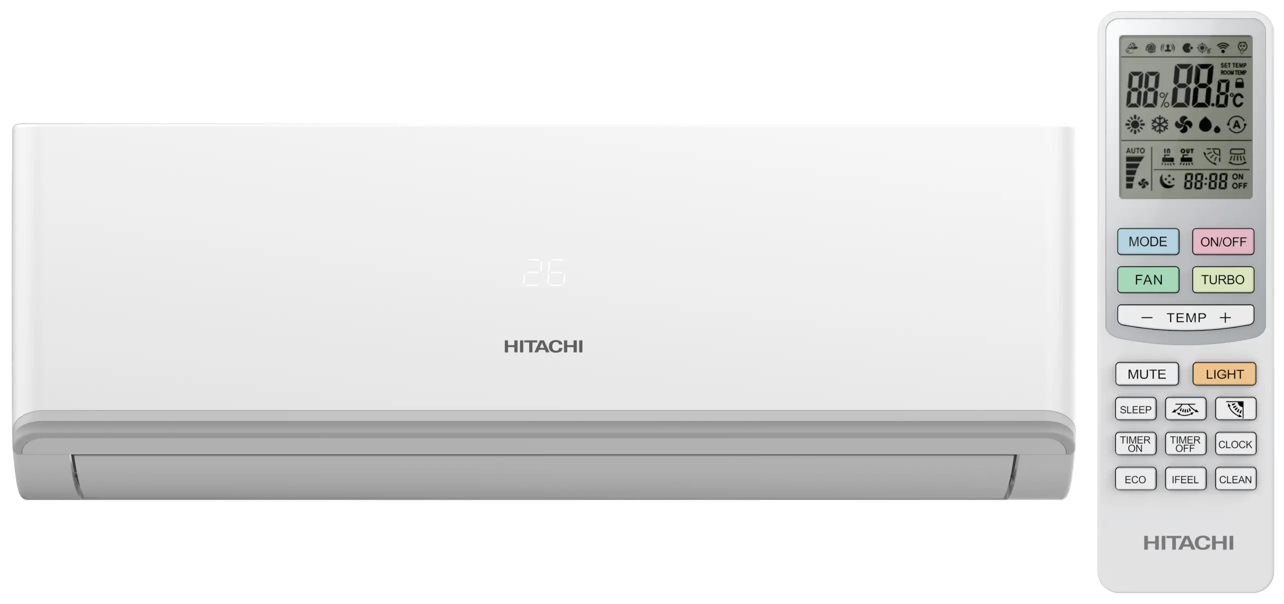 HITACHI RAK-AJ10PCASM Remote Controller