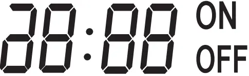 Indication symbols on LCD