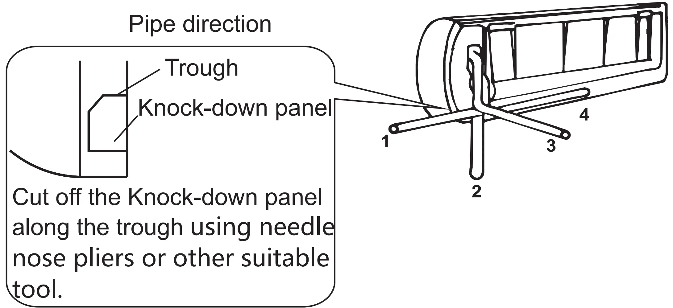 Indoor Unit Pipe Installation
