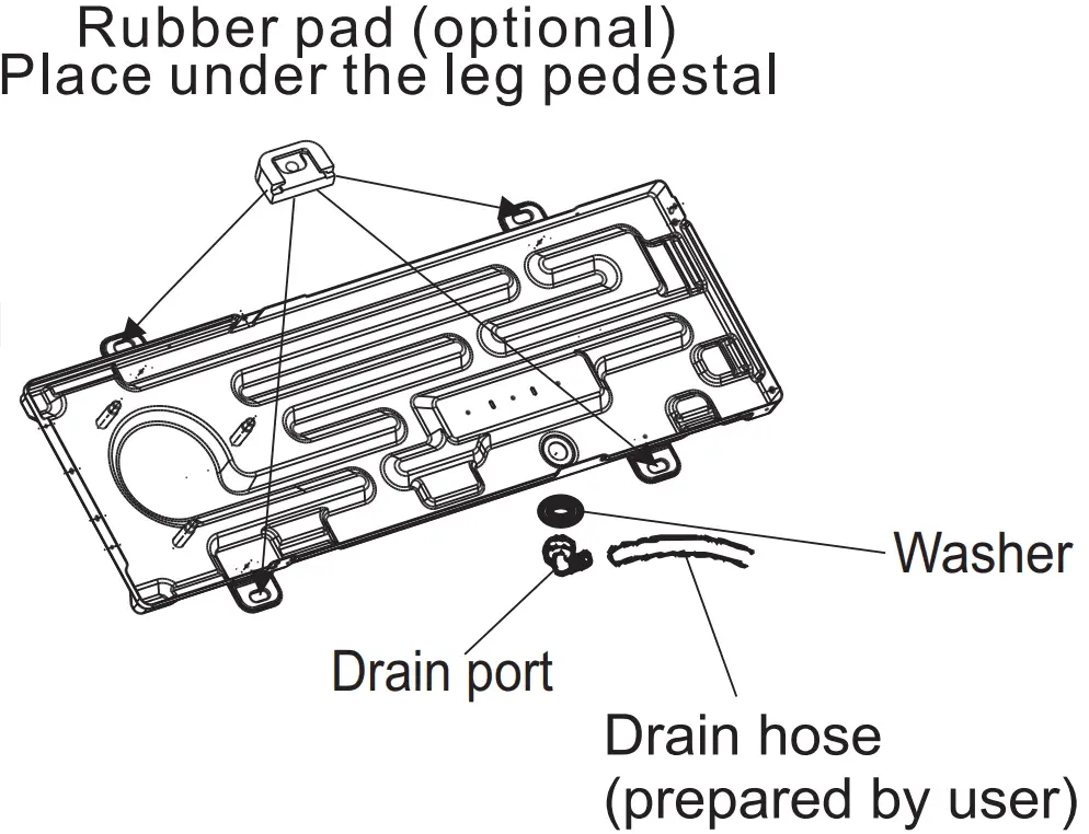 Install Drain Port and Drain Hose