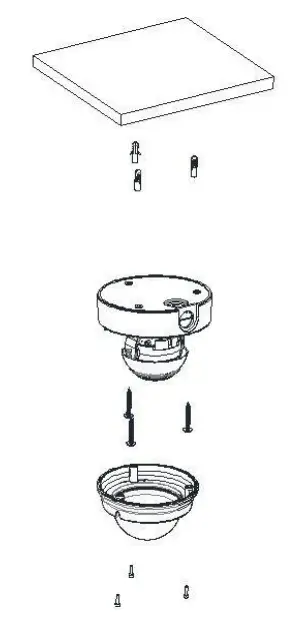 CONTROL4 VIM-4300 Indoor Outdoor Full HD IP Dome Camera - INSTALLATION