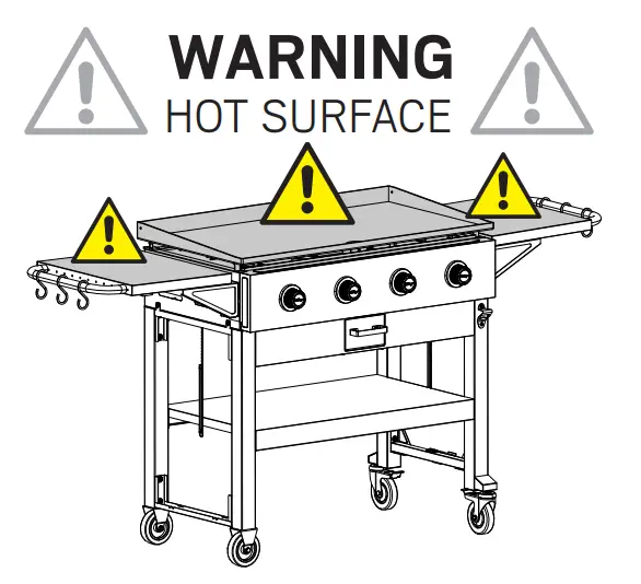 Master Chef 085-0106-8 Grill Turismo 4B Griddle - catch15