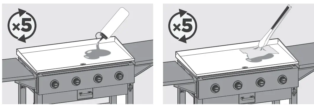 Master Chef 085-0106-8 Grill Turismo 4B Griddle - catch9