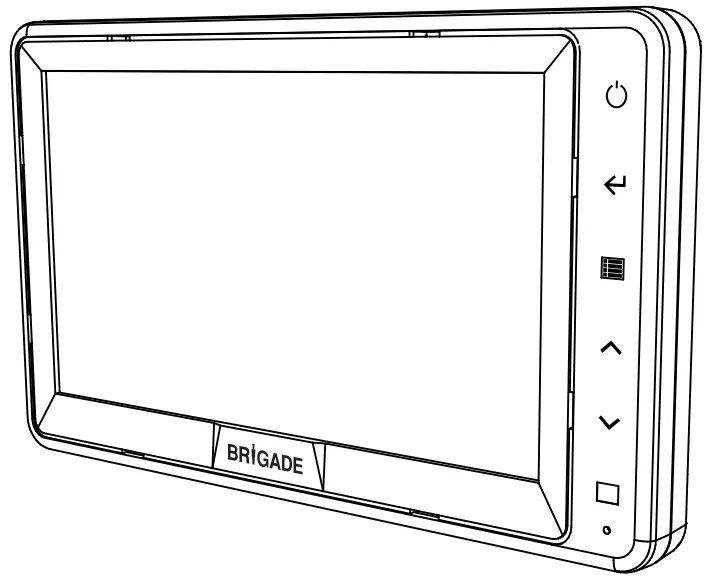 BRIGADE VBV-770HM Vehicle CCTV Monitor