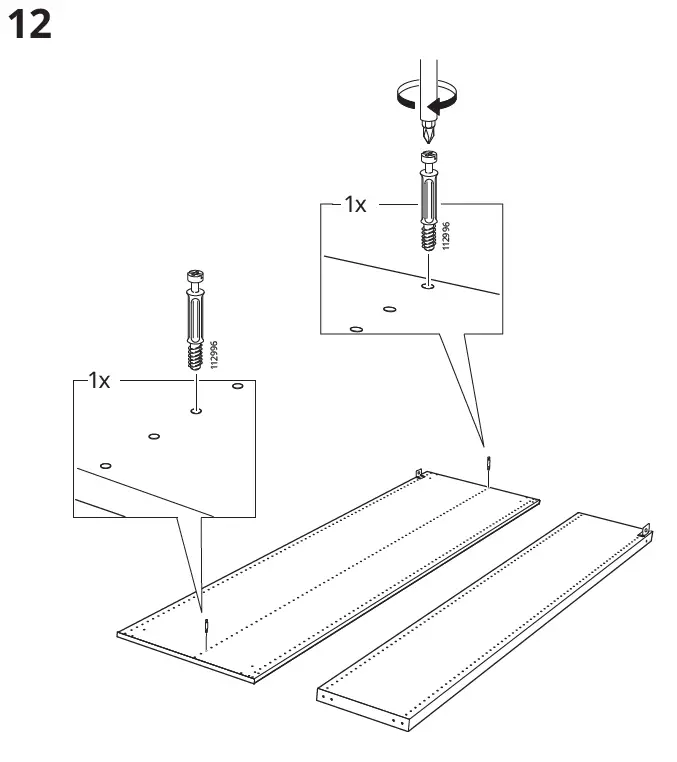 IKEA AA-2008334-10 PAX Add-On Corner Unit with 4 Shelves 10