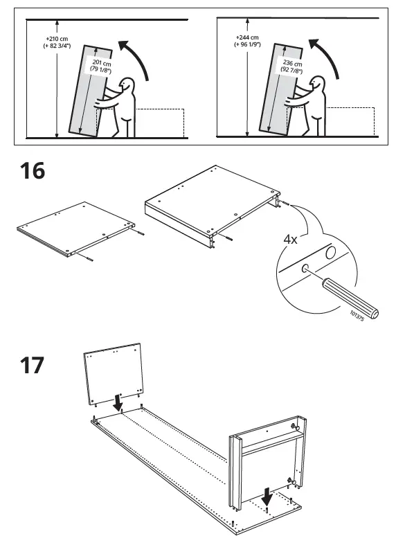 IKEA AA-2008334-10 PAX Add-On Corner Unit with 4 Shelves 13