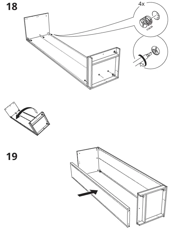 IKEA AA-2008334-10 PAX Add-On Corner Unit with 4 Shelves 14
