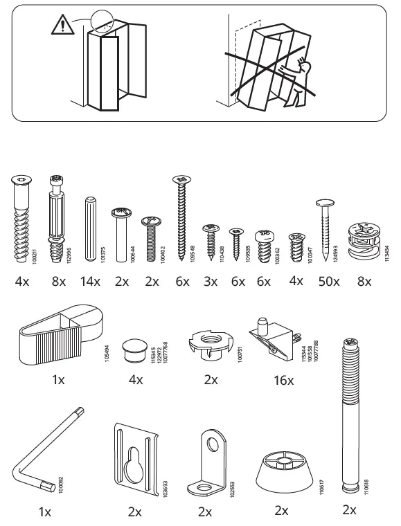 IKEA AA-2008334-10 PAX Add-On Corner Unit with 4 Shelves 2
