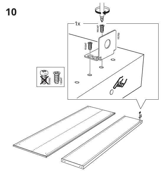 IKEA AA-2008334-10 PAX Add-On Corner Unit with 4 Shelves 8