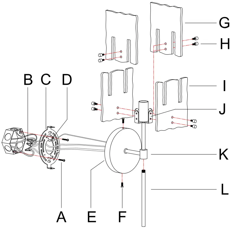LNC A04987W1 Kristie Modern 1 Light Black and Plated Brass Wall Sconce - PARTS INCLUDING