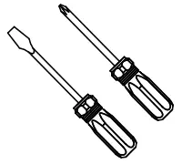 LNC A04987W1 Kristie Modern 1 Light Black and Plated Brass Wall Sconce - Screwdriver