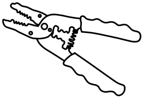 LNC A04987W1 Kristie Modern 1 Light Black and Plated Brass Wall Sconce - Wire Cutter