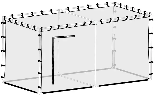Catnets Premium Portable Double Cat Enclosure - fig 11