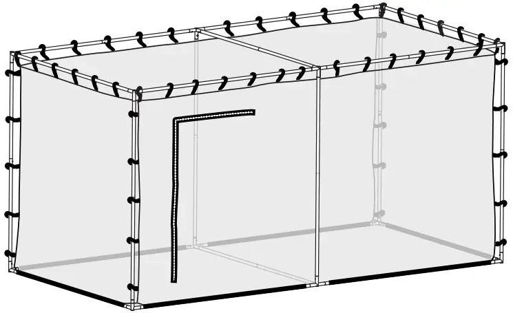 Catnets Premium Portable Double Cat Enclosure