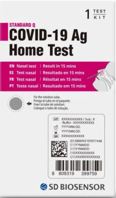 Self COVID-19 Antigen Home Test