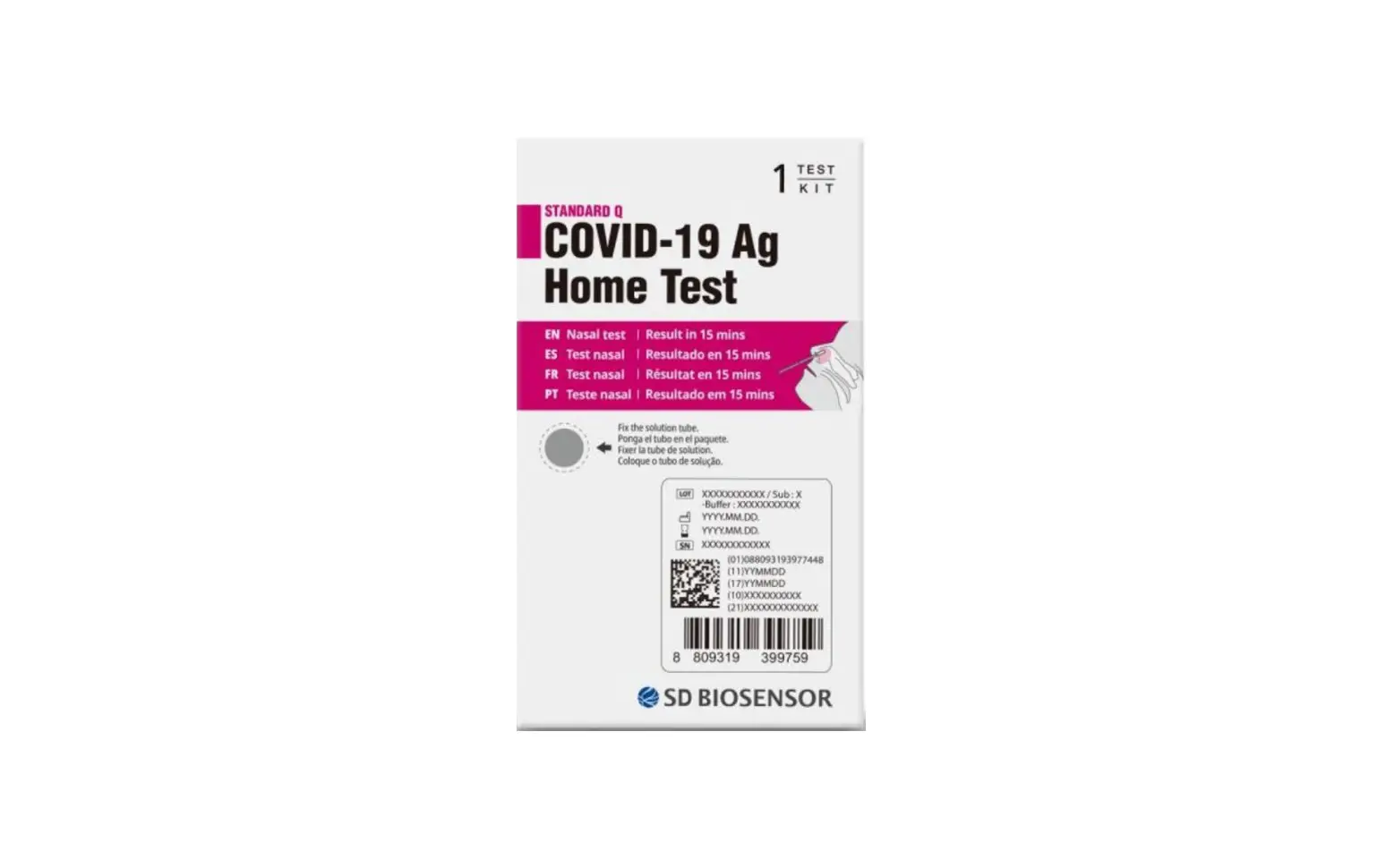 Fda Bio-self Covid-19 Antigen Home Test Instruction Manual