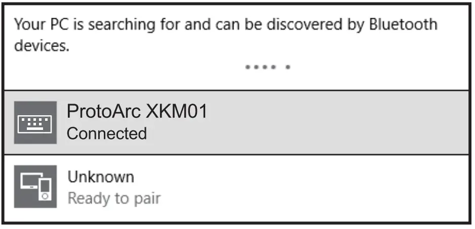 ProtoArc XKM01 Foldable Full Size Wireless Keyboard Mouse Combo - Figure 1