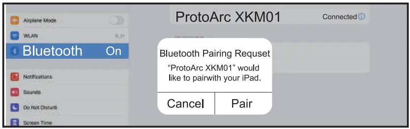 ProtoArc XKM01 Foldable Full Size Wireless Keyboard Mouse Combo - Pair