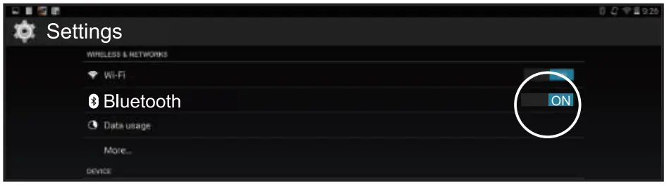 ProtoArc XKM01 Foldable Full Size Wireless Keyboard Mouse Combo - Setting 2