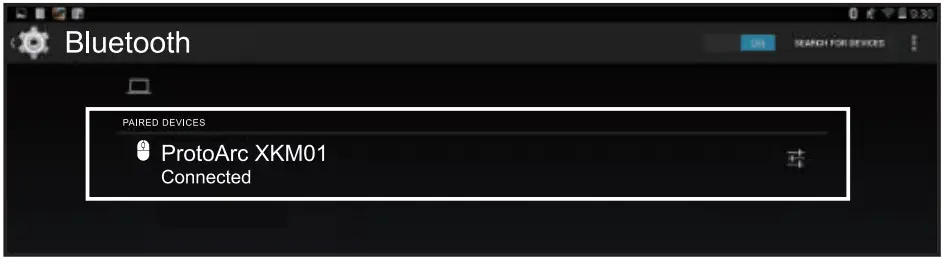 ProtoArc XKM01 Foldable Full Size Wireless Keyboard Mouse Combo - Setting 4