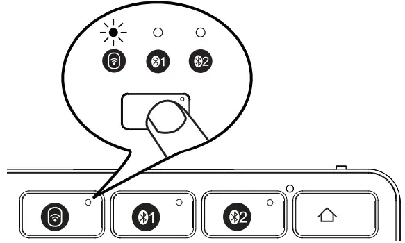ProtoArc XKM01 Foldable Full Size Wireless Keyboard Mouse Combo - Swich