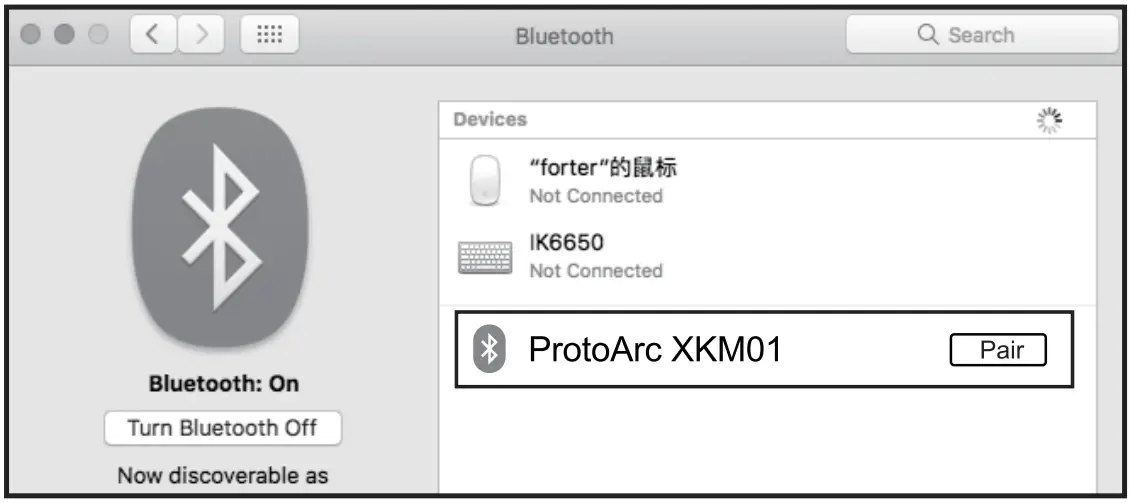 ProtoArc XKM01 Foldable Full Size Wireless Keyboard Mouse Combo - System 2